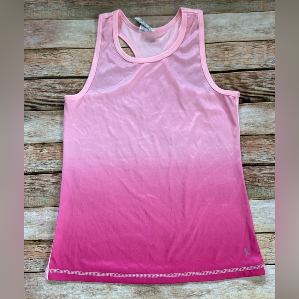 Danskin Now Pink Ombre Racerback Tank - Light to Hot Pink
